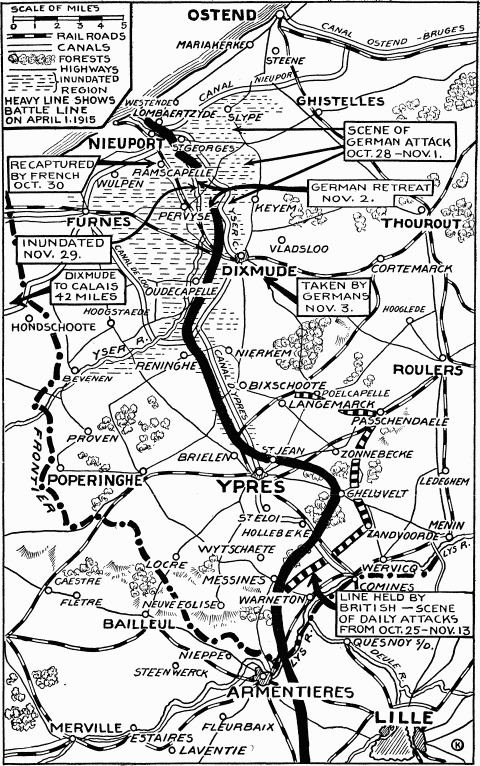 first-battle-of-ypres- Map